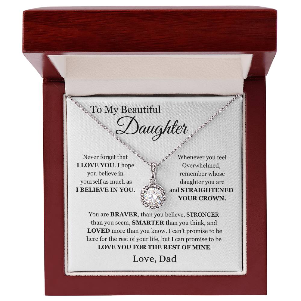 To My beautiful Daughter - Eternal Hope Necklace